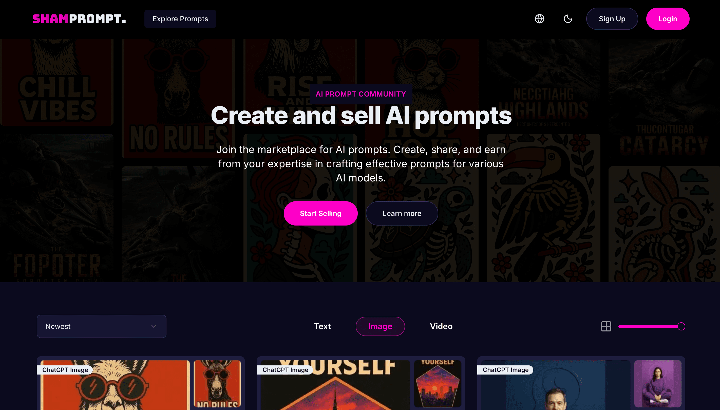 Shamprompt screenshot 1